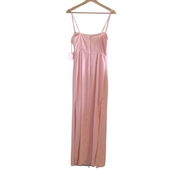Superdown Revolve Addison Maxi Dress Women’s Size Small Gown Light Pink - Picture 4 of 10